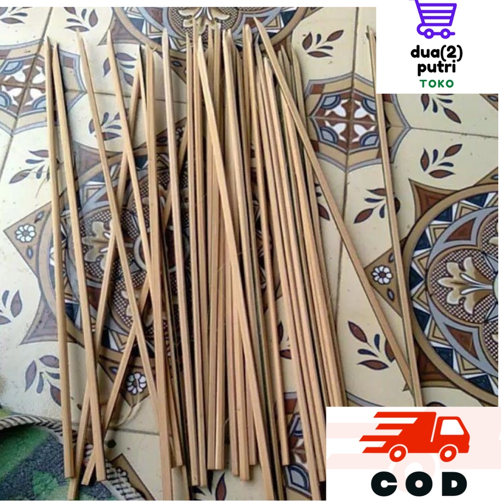 Jual Bilah Bambu Ajir Tanaman Potongan Bambu Panjang 30 Cm Shopee