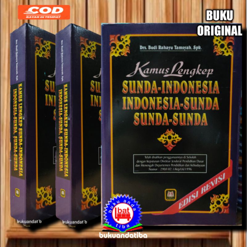 Jual Kamus Lengkap Sunda Kertas Cd In One Drs Budi Rahayu