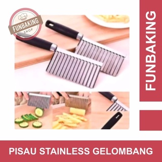 Jual Serbaguna Pemotong Alat Funbaking Pisau Gelombang Pengiris Hias