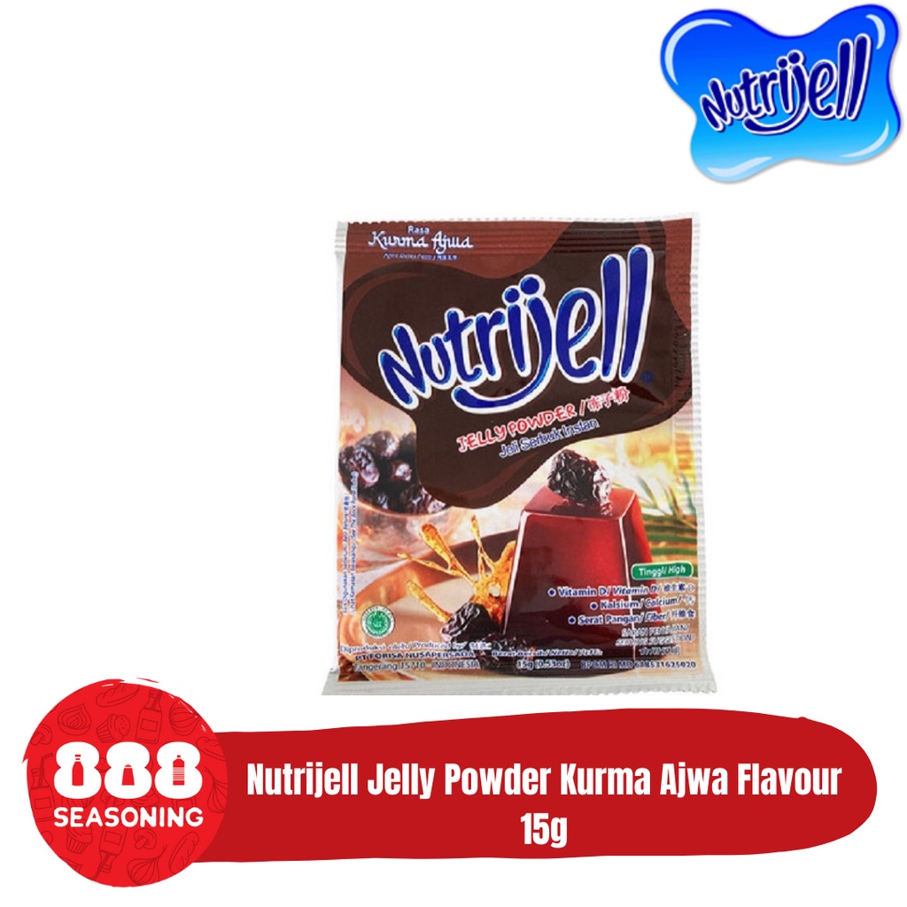 Jual NUTRIJELL KURMA AJWA FLAVOUR JELLY POWDER 15g Shopee Indonesia