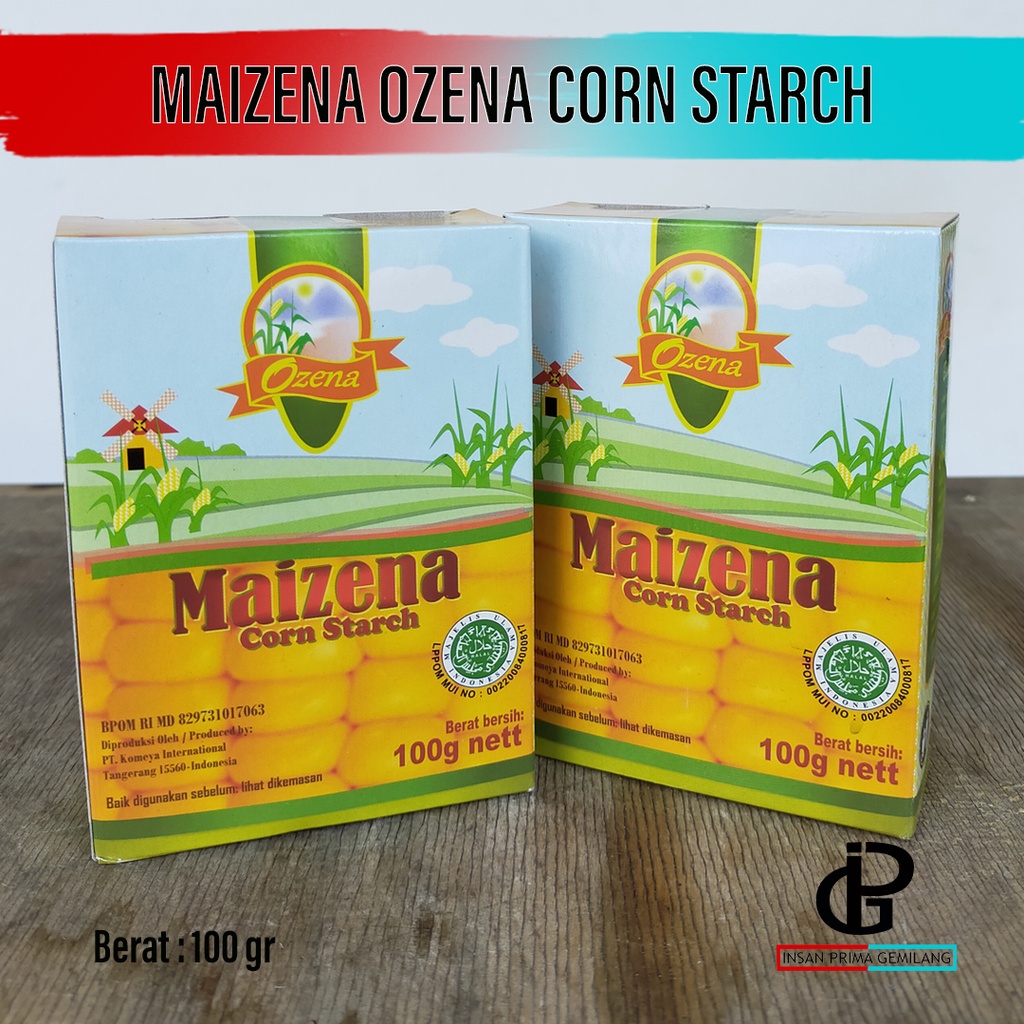 Jual Maizena Ozena Corn Starch Gr Tepung Pati Jagung Shopee Indonesia