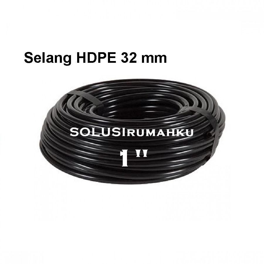 Jual Roll Meter Selang Hdpe Pipa Pe Hitam Selang Pdam Inch