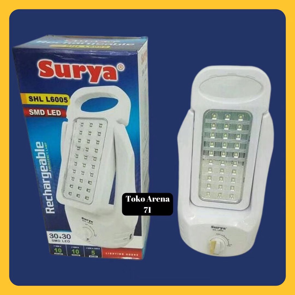 Jual Lampu Emergency Surya SHL L6005 Lampu Darurat Lampu Belajar