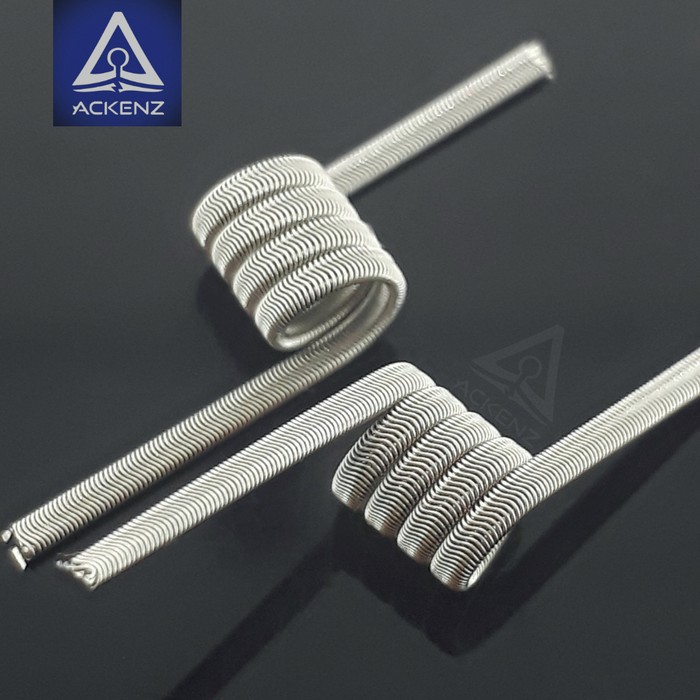 Jual Alien Fused Clapton SINGLE COIL Nichrome Ni80 Prebuilt Vape Vapor