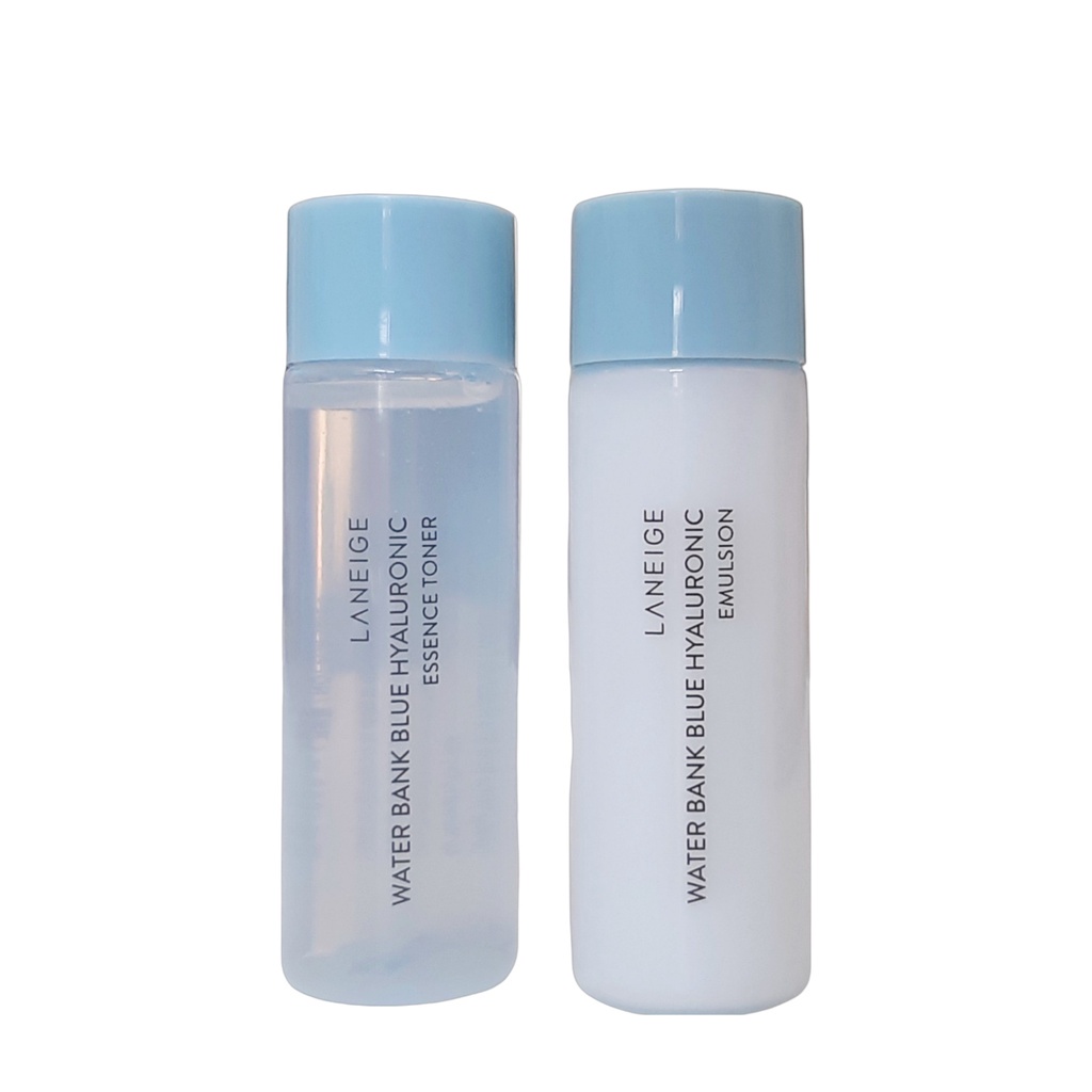 Jual Laneige Water Bank Blue Hyaluronic Essence Toner Combination To