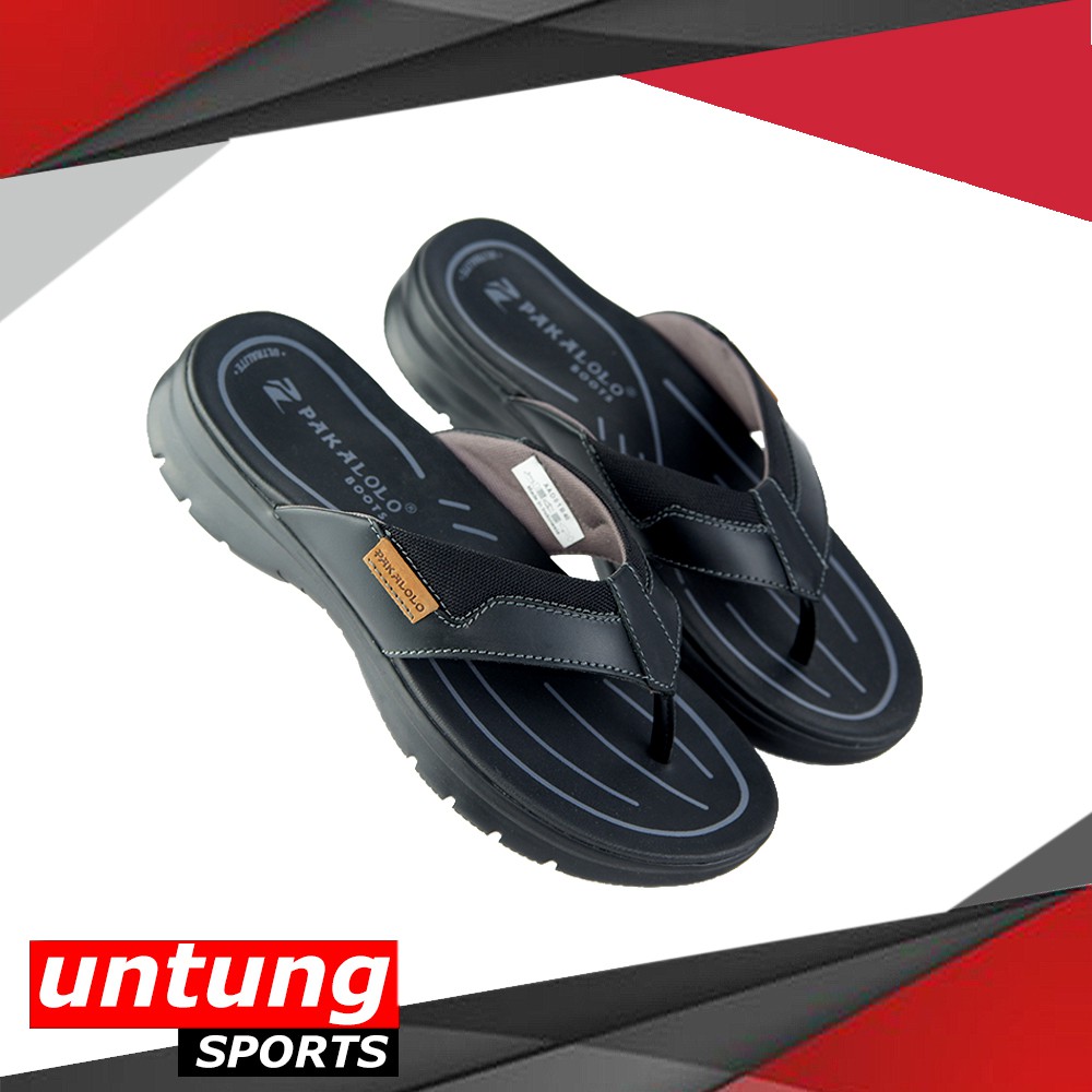 Jual Sandal Pria Pakalolo Original AAD01 Hitam B Shopee Indonesia