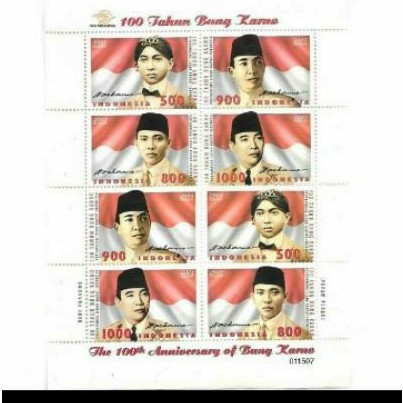 Jual Mini Sheet Perangko Indonesia Tahun Bung Karno Tahun