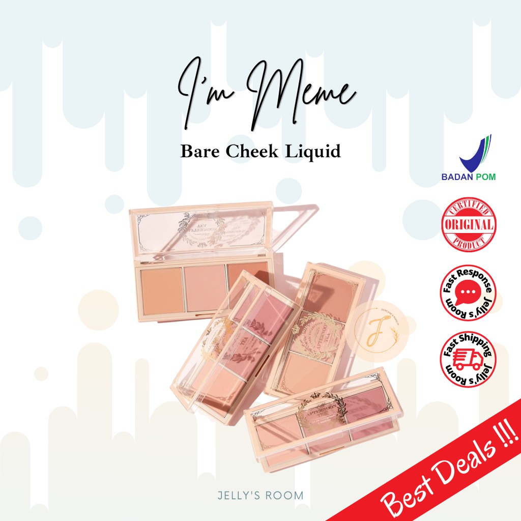 Jual Bpom I M Im Meme Afternoon Tea Blusher Palette Indonesia