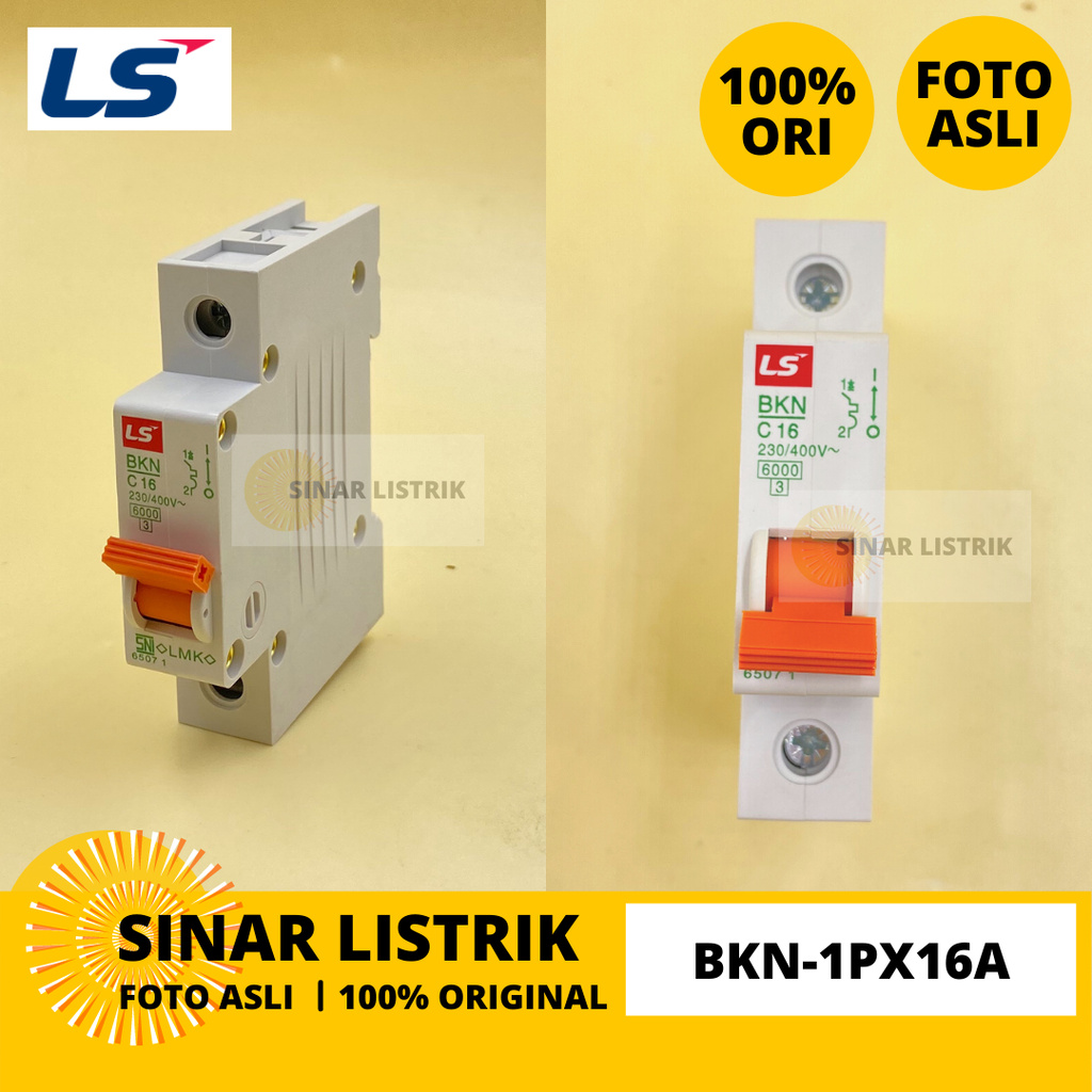 Jual LS MCB BKN 1P 16A 1PHASE 16A Shopee Indonesia