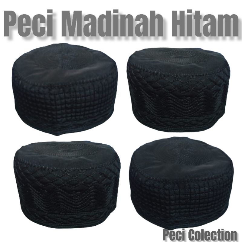 Jual PECI MADINAH HITAM PECI KOPIAH SONGKOK HITAM KOPIAH MADINAH