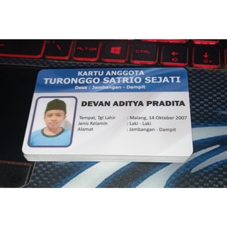 Jual Cetak ID Card Murah Kartu Pelajar KTA Shopee Indonesia