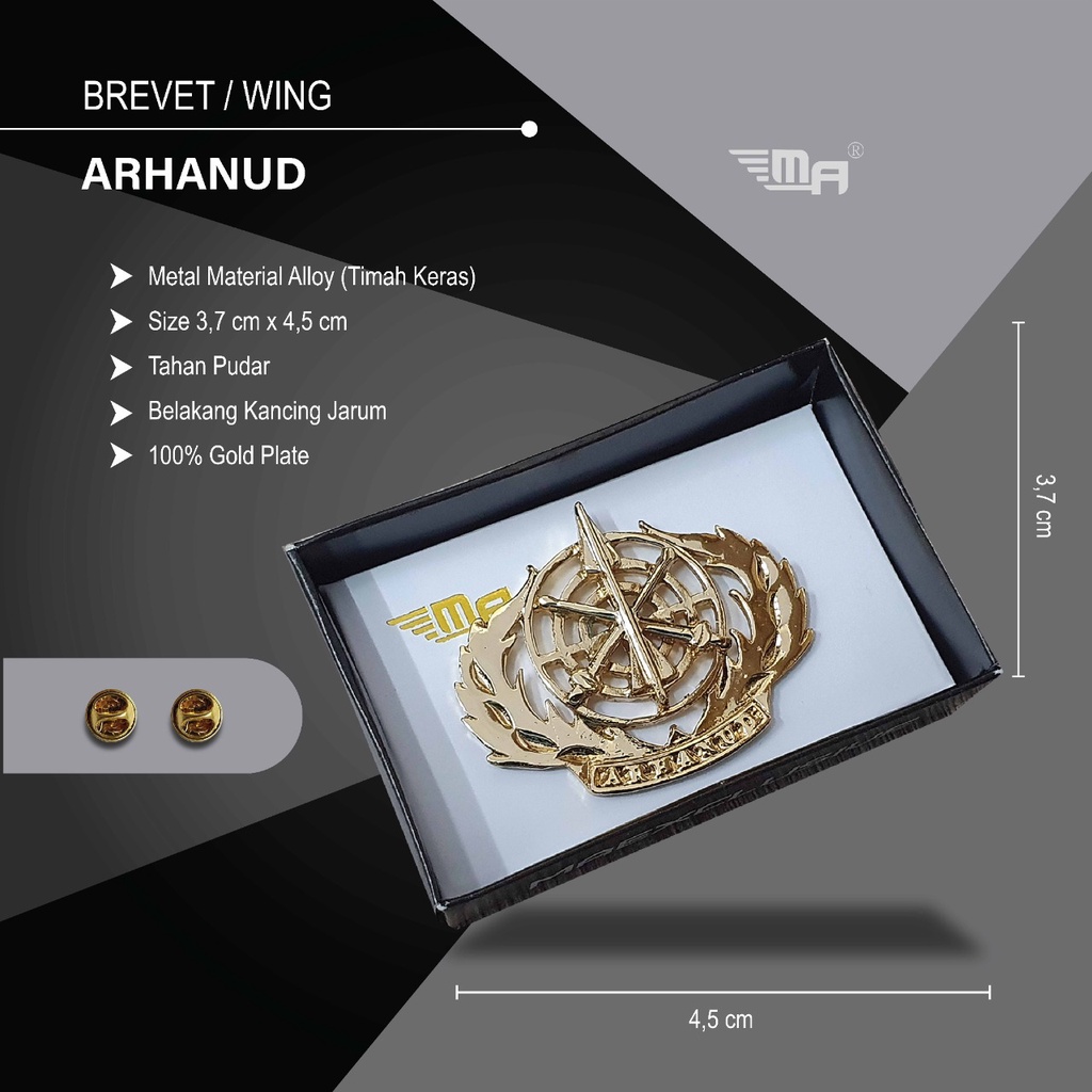 Jual WING ARHANUD PDH BRIVET BREVET PIN ARHANUD Shopee Indonesia