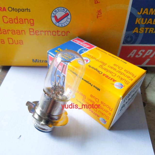 Jual Bohlam Lampu Dop Depan Supra X V W Merk Aspira Shopee