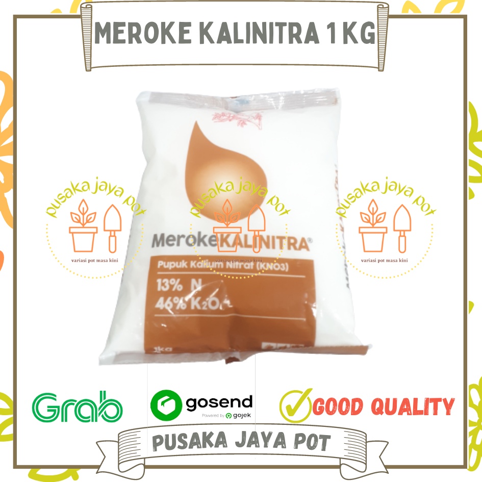 Jual Ori Meroke Kalinitra 1 Kg Pupuk Kristal Kno3 Putih Kalinitra