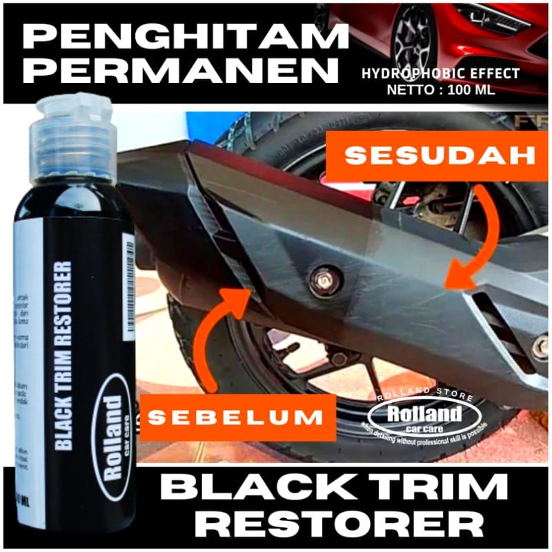 Jual Penghitam Permanen Back To Black Penghitam Body Kasar Plastik Trim