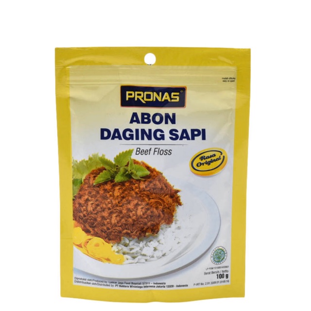 Jual Pronas Beef Floss Original G Abon Sapi Shopee Indonesia