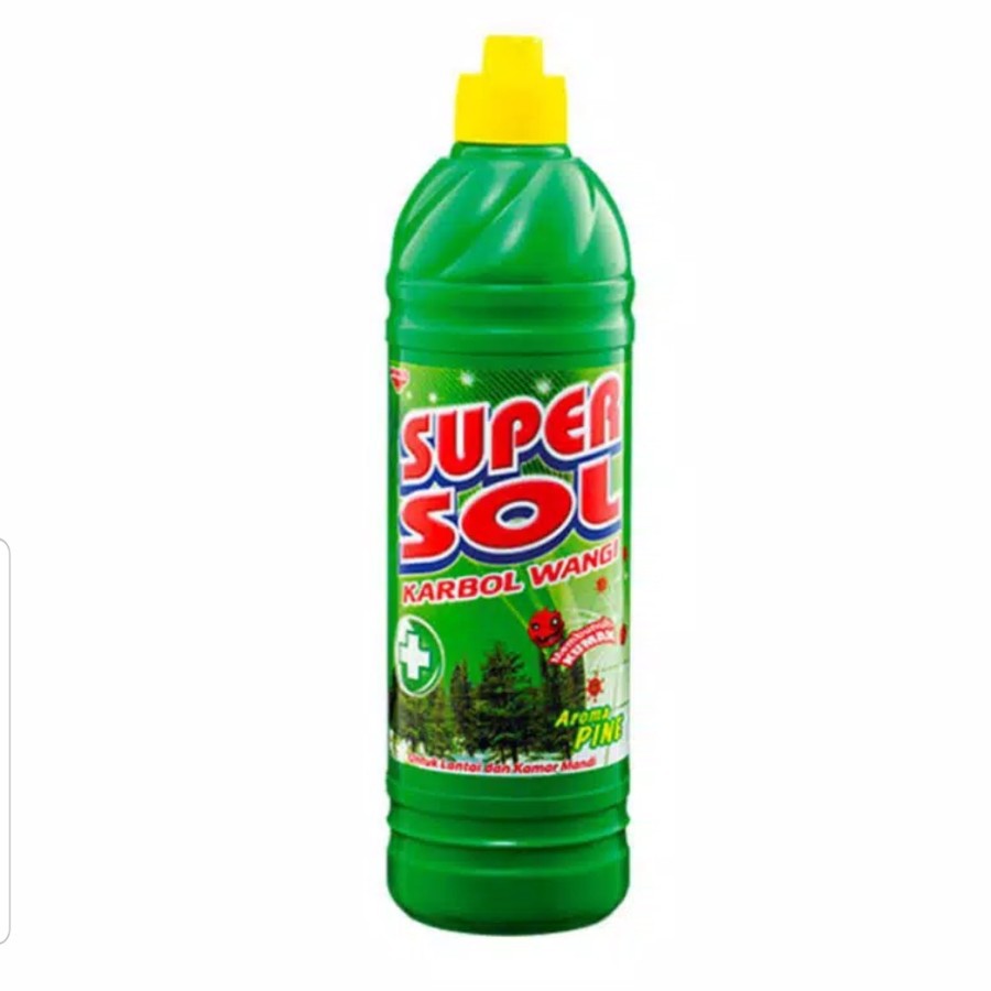 Jual SUPER SOL KARBOL WANGI PINE Botol 450ML Shopee Indonesia