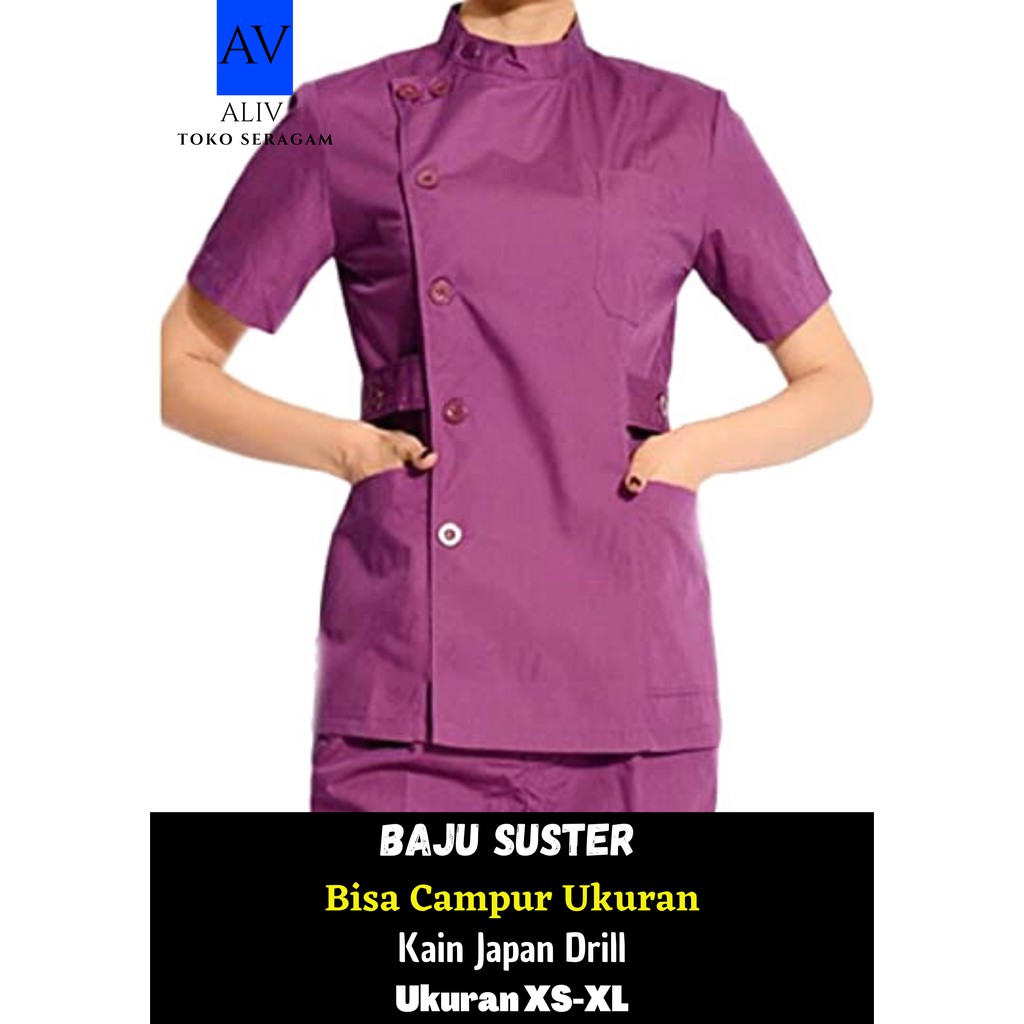 Jual Baju Seragam Suster Nurse Perawat APD OKA Ukuran XS Sampai XL