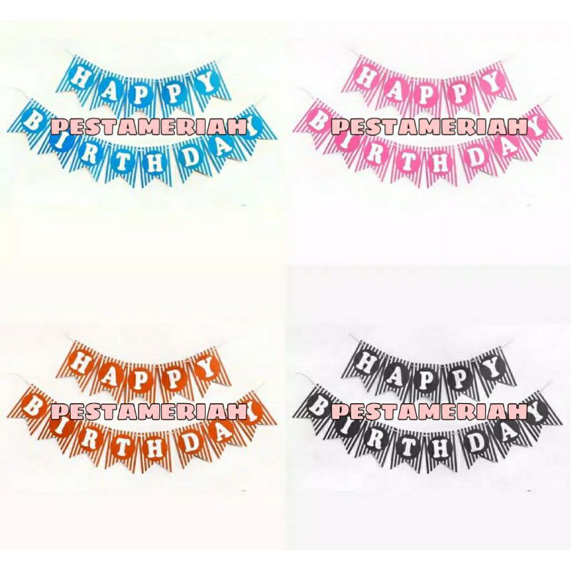 Jual BANNER HAPPY BIRTHDAY BANNER ULANG TAHUN BANNER HAPPY BIRTHDAY