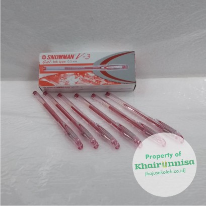 Jual PULPEN SNOWMAN V 3 CAIR MERAH Shopee Indonesia