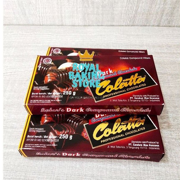 Jual Colatta Dark Compound Chocolate Gr Shopee Indonesia