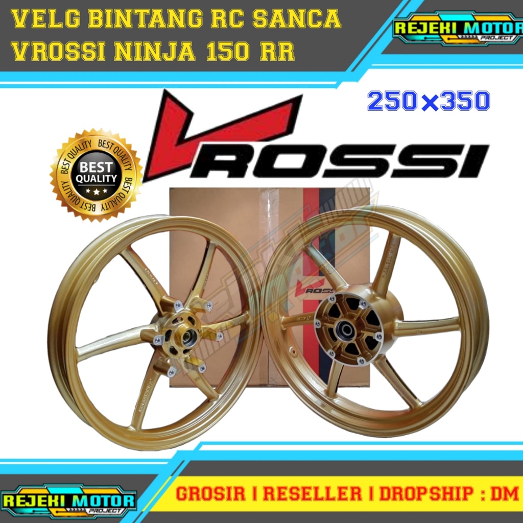 Jual VELG BINTANG NINJA 150 RR RC SANCA ROSSI Shopee Indonesia