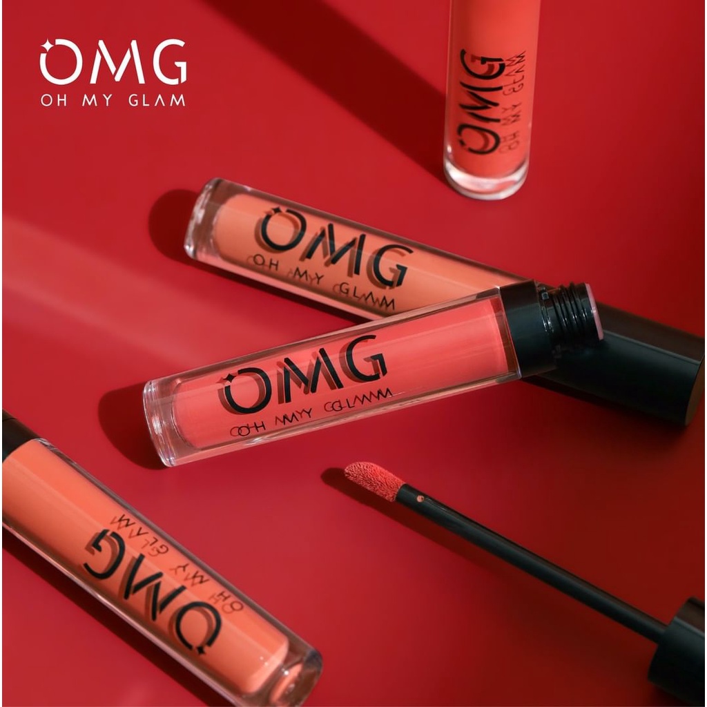 Jual Omg Oh My Glam Matte Kis Lip Cream Gr Indonesia Shopee Indonesia