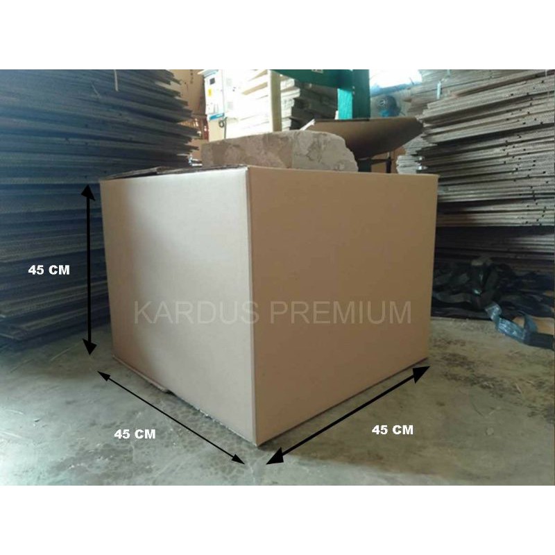 Jual Kardus Box Packing Polos Double Wall 45x45x45cm Shopee Indonesia