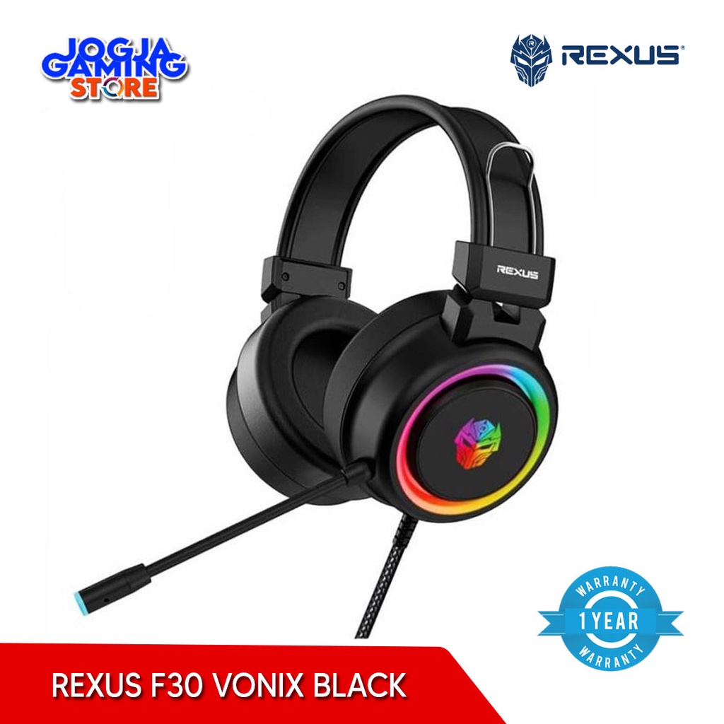 Jual Rexus Headset Gaming Vonix F30 LED RGB Spectrum Shopee Indonesia