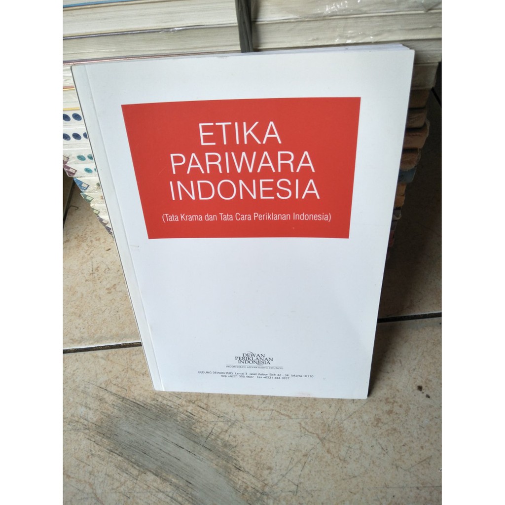 Jual Buku Etika Pariwara Indonesia Indonesia Shopee Indonesia