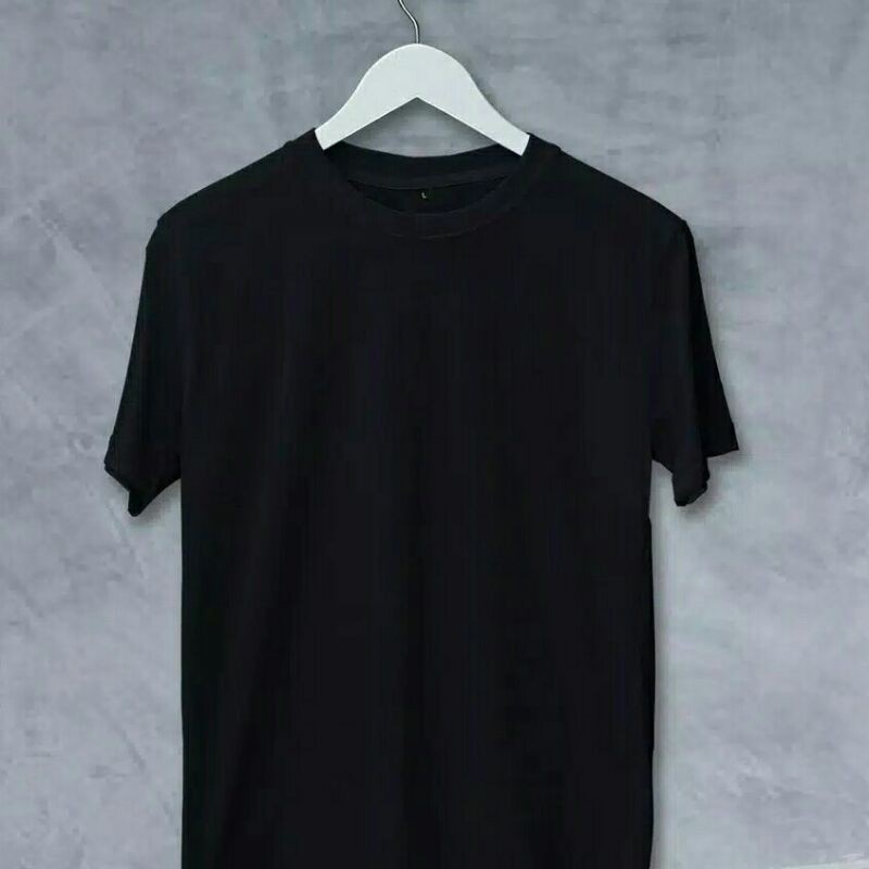 Jual Kaos Polos Hitam Shopee Indonesia