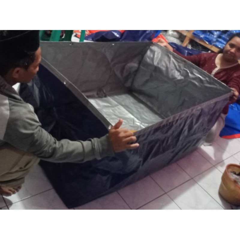 Jual Terpal Kolam Ikan Kotak Ukuran X X Type A Korea Shopee