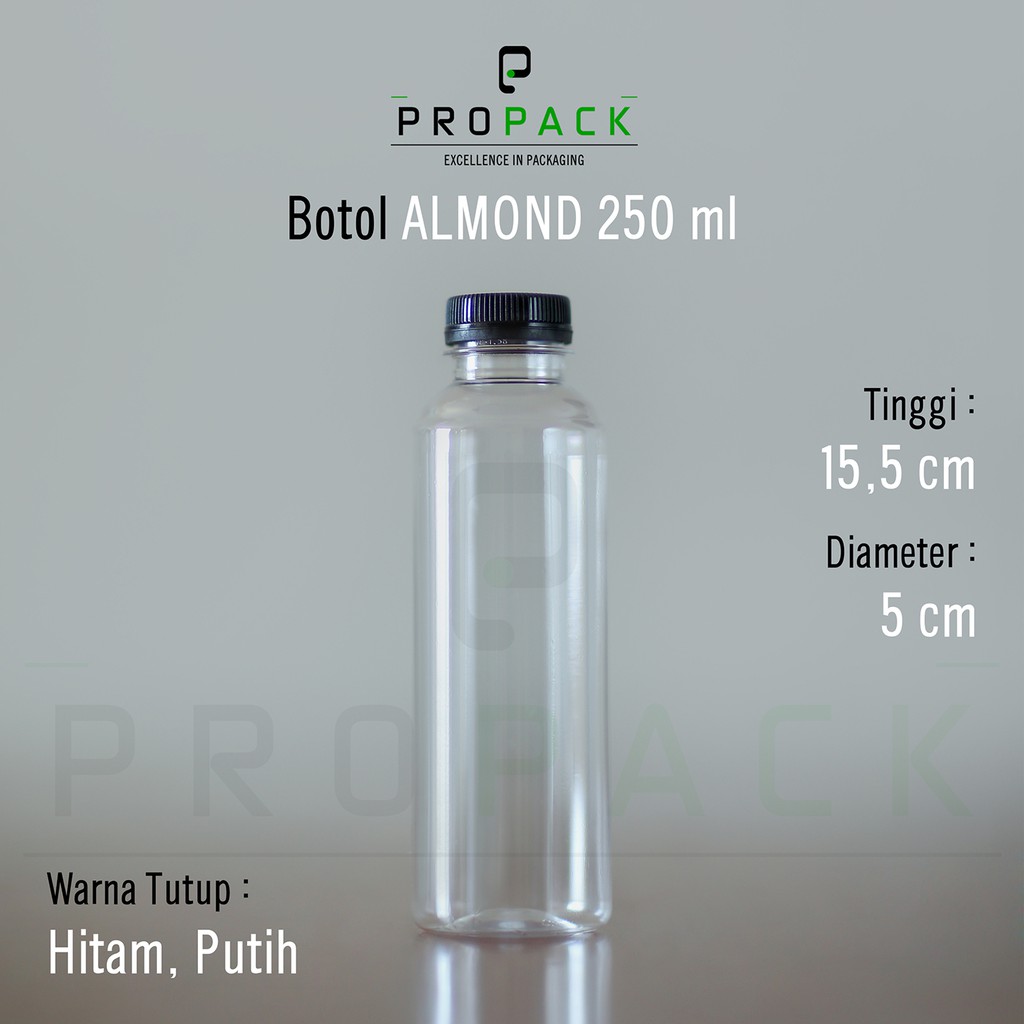 Jual Botol Almond Ml Botol Plastik Kopi Susu Jamu Jus Ml