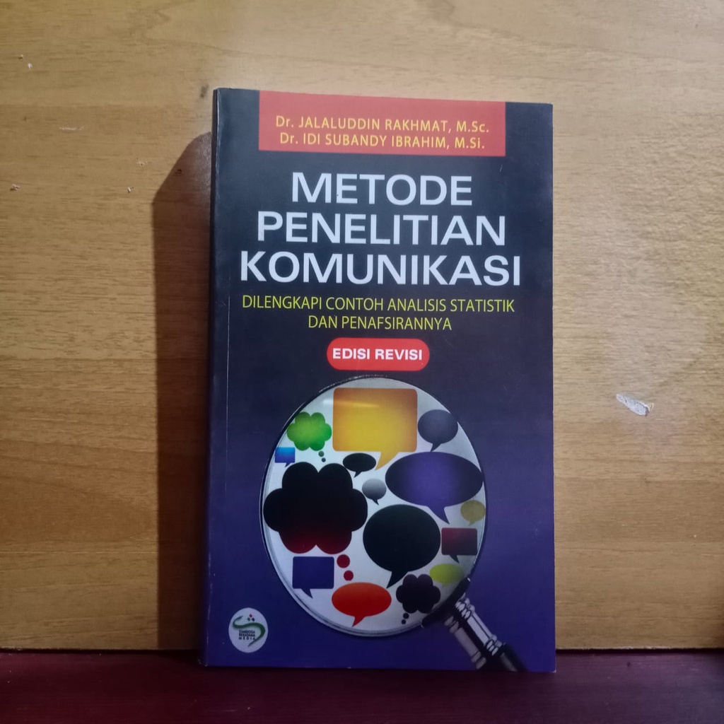 Jual Metode Penelitian Komunikasi By Jalaluddin Rakhmat Shopee Indonesia