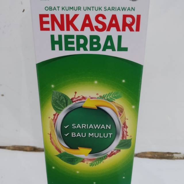 Jual Enkasari Herbal Syrup Ml Obat Kumur Dan Sariawan Shopee