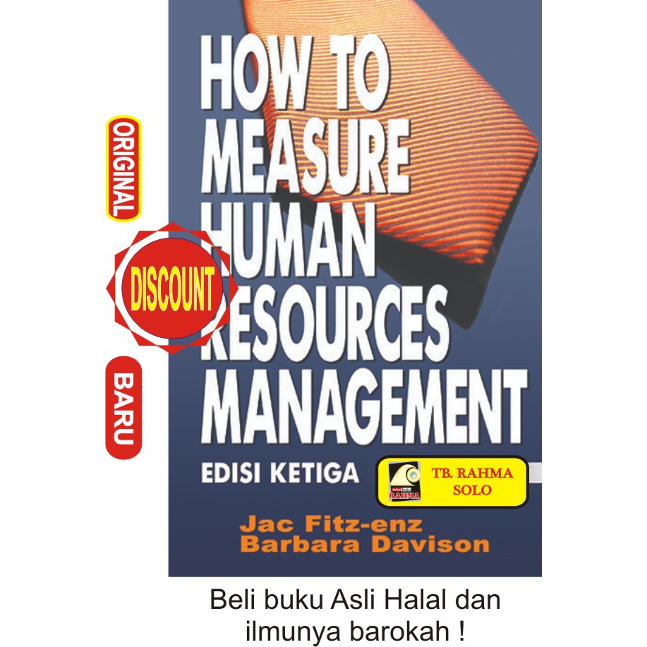 Jual HOW TO MEASURE HUMAN RESOURCES MANAGEMENT EDISI KETIGA Jac Fitz