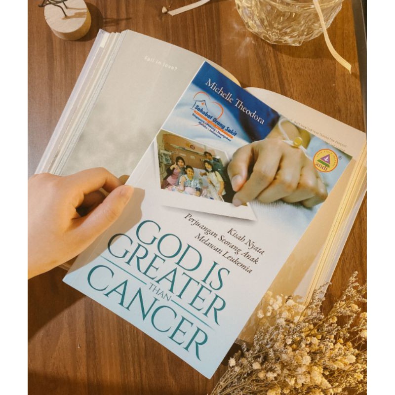 Jual Buku Kesaksian Cancer Survivor God Is Greater Than Cancer