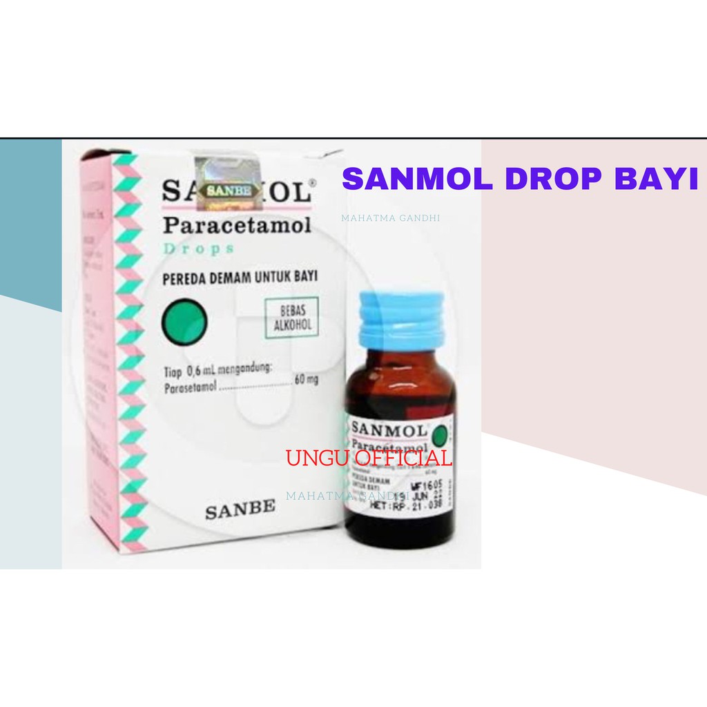 Jual Sanmol Drops Obat Demam Bayi Shopee Indonesia