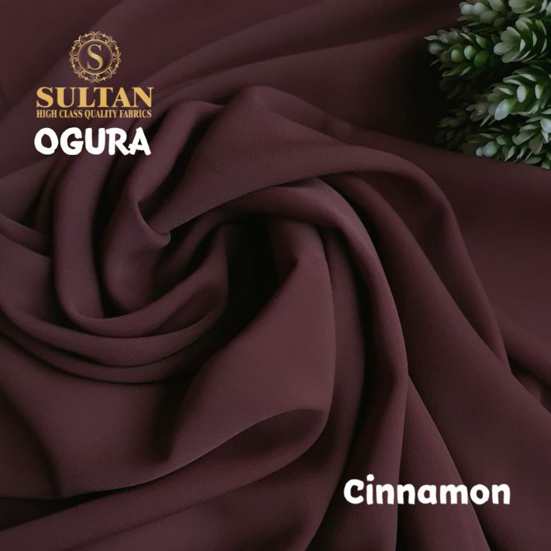 Jual KAIN ABAYA SULTAN OGURA POLOS WARNA CINNAMON Indonesia Shopee