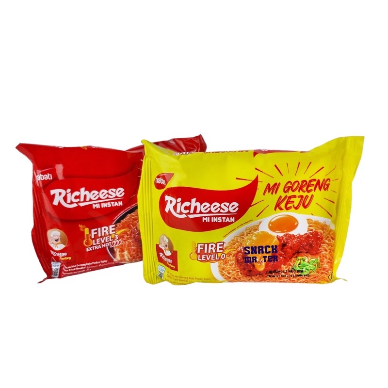 Jual Richeese Mie Goreng Keju Netto Gr Mie Richeese Level