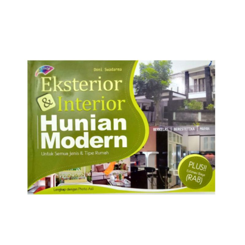 Jual Buku Desain Eksterior Interior Hunian Modern Shopee Indonesia