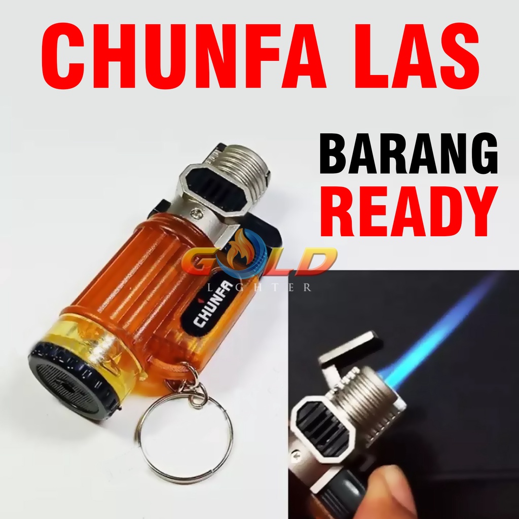 Jual Mancis Korek Api Gas Model Chunfa Torch Lighter Api Single