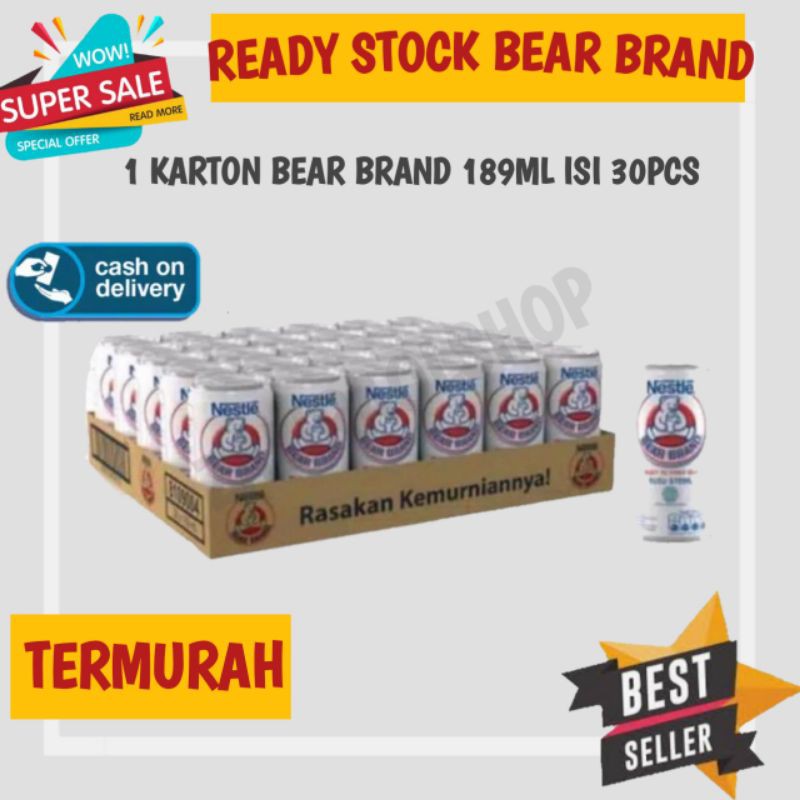 Jual Susu Beruang Bear Brand Karton Isi 30pcs Lebih Hemat Murah Khusus