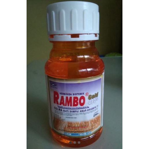 Jual Herbisida Rambo Gold 480 SL 250 Ml Cap Kapal Terbang Original