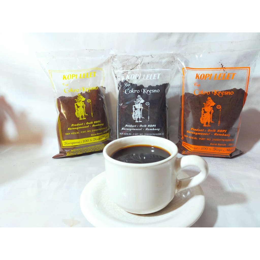 Jual Kopi Lelet Lasem Cap Cokro Kresno Gram Shopee Indonesia