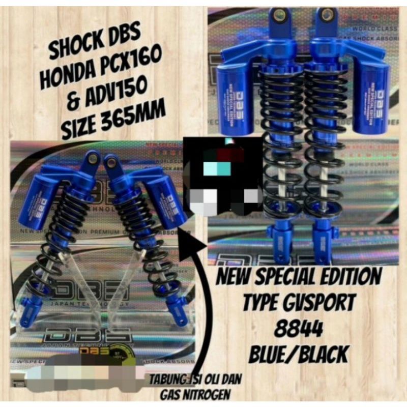 Jual SHOCK DBS Tabung Atas 8844 Special Edition Gv Sport 365m Motor PCX