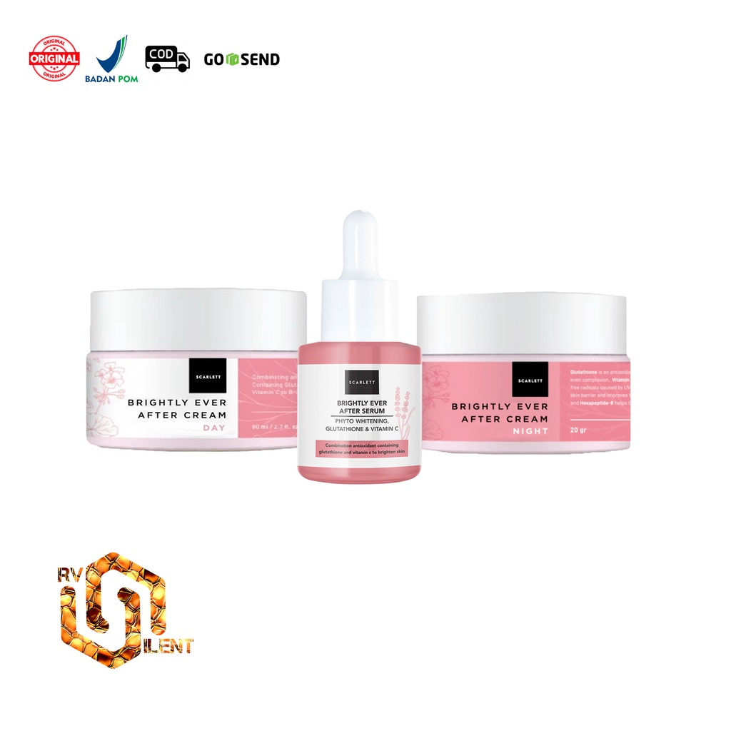 Jual Paket Triple Combo Brightly Facial Care Scarlett Whitening