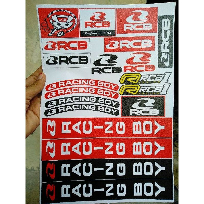 Jual STICKER RACING SPONSOR RCB IPHONE PROTAPER KAWAHARA OHLINS TK