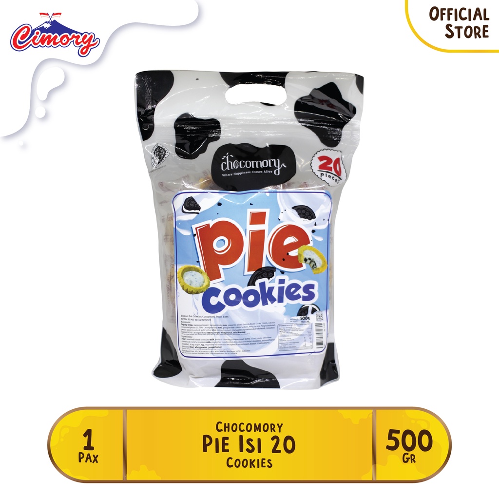 Jual Chocomory Cookies Cream Pie Isi Gr X Pc Shopee