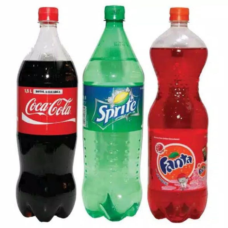 Jual Coca Cola Sprite Fanta 1 5 Liter 1500ml Shopee Indonesia